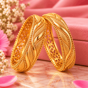 Gold Leaf Bangles